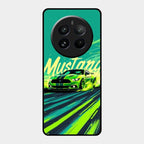 Mustang Super Sports Car Glass Case Cover For Realme 12 Pro Plus 5G