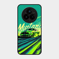 Mustang Super Sports Car Glass Case Cover For Realme 14 Pro 5G