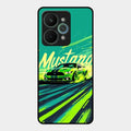 Mustang Super Sports Car Glass Case Cover For Realme 15 Pro 5G
