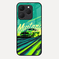 Mustang Super Sports Car Glass Case Cover For Realme 15T 5G