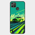 Mustang Super Sports Car Glass Case Cover For Realme C21Y