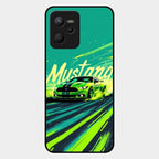 Mustang Super Sports Car Glass Case Cover For Realme C35