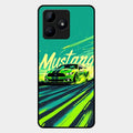 Mustang Super Sports Car Glass Case Cover For Realme C53