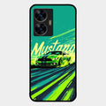 Mustang Super Sports Car Glass Case Cover For Realme C55