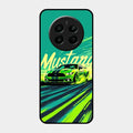 Mustang Super Sports Car Glass Case Cover For Realme Narzo 70 Pro 5G