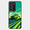 Mustang Super Sports Car Glass Case Cover For Realme P3 Lite 5G