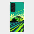 Mustang Super Sports Car Glass Case Cover For Samsung Galaxy A25 5G