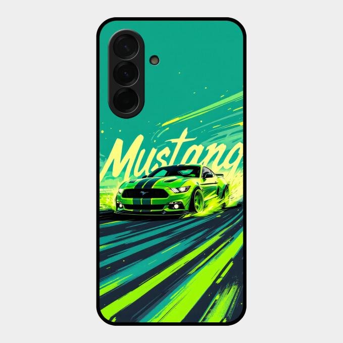 Mustang Super Sports Car Glass Case Cover For Samsung Galaxy A26 5G