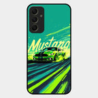 Mustang Super Sports Car Glass Case Cover For Samsung Galaxy A34 5G