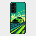 Mustang Super Sports Car Glass Case Cover For Samsung Galaxy A55 5G