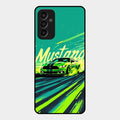 Mustang Super Sports Car Glass Case Cover For Samsung Galaxy F13