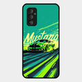 Mustang Super Sports Car Glass Case Cover For Samsung Galaxy F23 5G