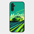 Mustang Super Sports Car Glass Case Cover For Samsung Galaxy F34 5G