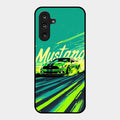 Mustang Super Sports Car Glass Case Cover For Samsung Galaxy F36 5G