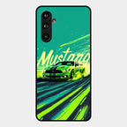 Mustang Super Sports Car Glass Case Cover For Samsung Galaxy M54 5G