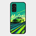 Mustang Super Sports Car Glass Case Cover For Samsung Galaxy M14 5G