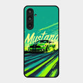 Mustang Super Sports Car Glass Case Cover For Samsung Galaxy M35 5G