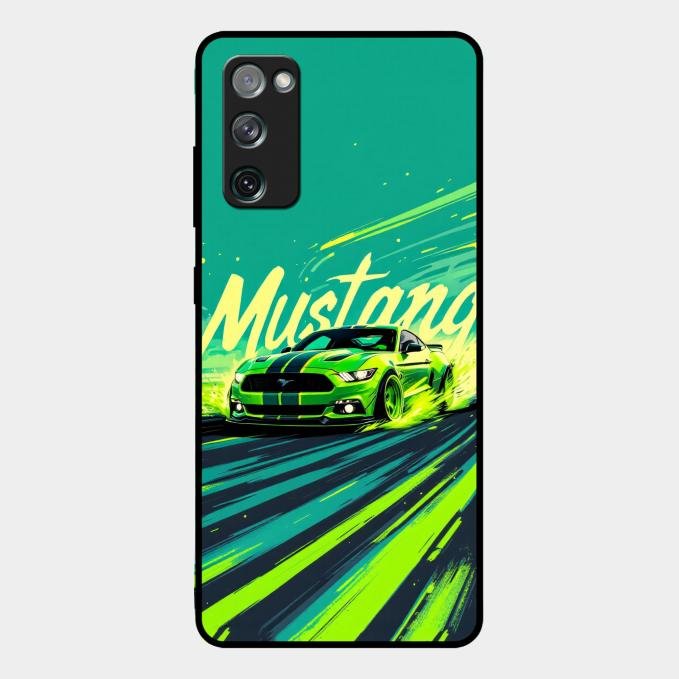 Mustang Super Sports Car Glass Case Cover For Samsung Galaxy S20 Fe 5G
