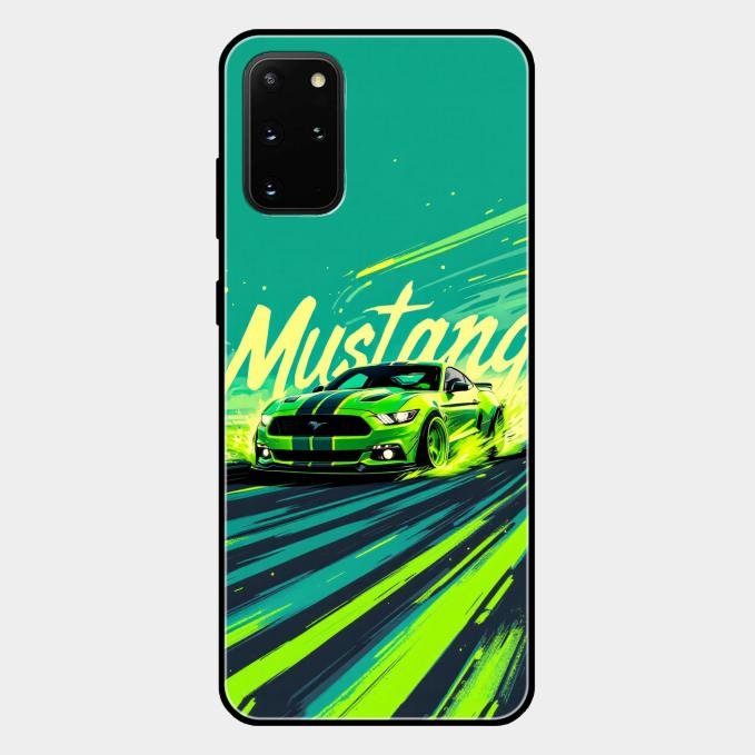 Mustang Super Sports Car Glass Case Cover For Samsung Galaxy S20 Plus