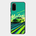 Mustang Super Sports Car Glass Case Cover For Samsung Galaxy S20