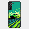 Mustang Super Sports Car Glass Case Cover For Samsung Galaxy S21 Plus