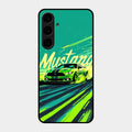 Mustang Super Sports Car Glass Case Cover For Samsung Galaxy S24 Plus 5G