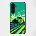 Mustang Super Sports Car Glass Case Cover For Samsung Galaxy S25 FE 5G