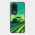 Mustang Super Sports Car Glass Case Cover For Vivo T4R 5G