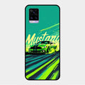 Mustang Super Sports Car Glass Case Cover For Vivo V20