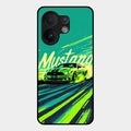 Mustang Super Sports Car Glass Case Cover For Vivo V60 5G