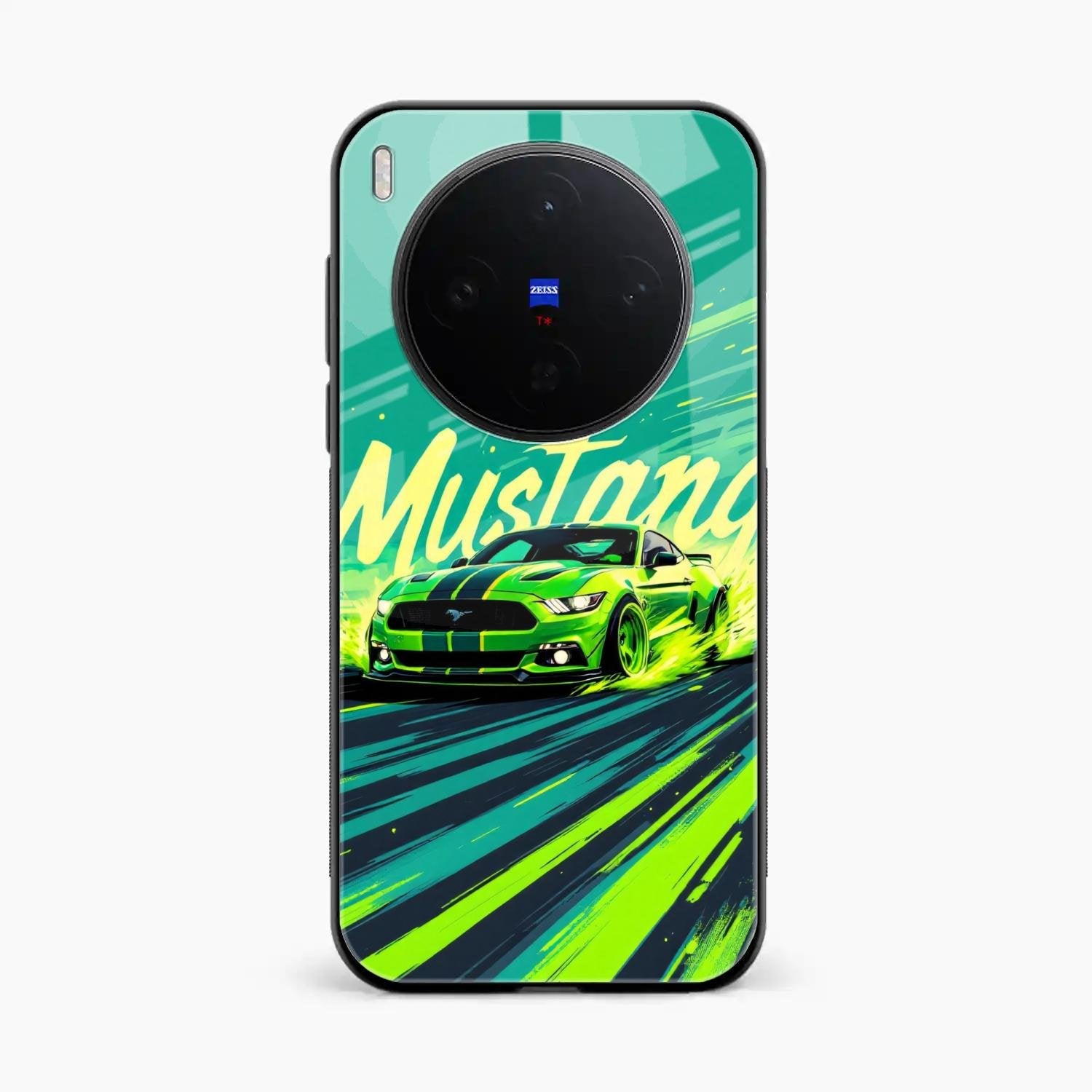 Mustang Super Sports Car Glass Case Cover For Vivo X300 5G