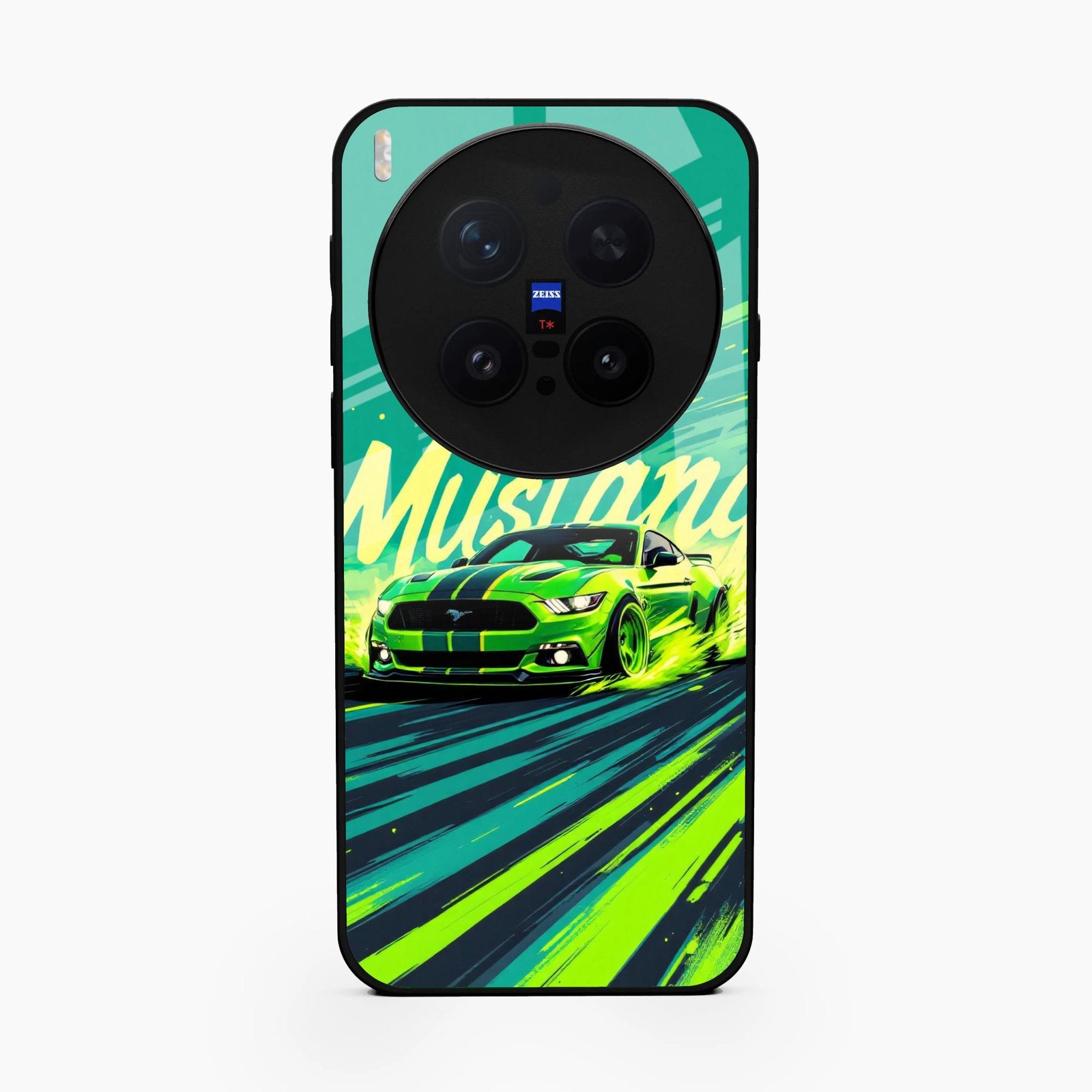 Mustang Super Sports Car Glass Case Cover For Vivo X300 Pro 5G