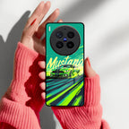 Mustang Super Sports Car Glass Case Cover For Vivo