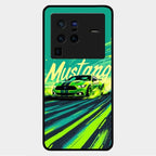 Mustang Super Sports Car Glass Case Cover For Vivo X80 Pro 5G