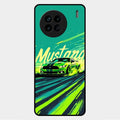 Mustang Super Sports Car Glass Case Cover For Vivo X90 5G