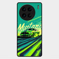 Mustang Super Sports Car Glass Case Cover For Vivo X90 Pro 5G