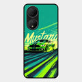 Mustang Super Sports Car Glass Case Cover For Vivo Y100A 5G