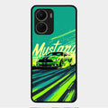 Mustang Super Sports Car Glass Case Cover For Vivo Y16