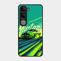 Mustang Super Sports Car Glass Case Cover For Vivo Y300 5G