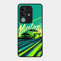 Mustang Super Sports Car Glass Case Cover For Vivo Y31 Pro 5G