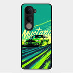Mustang Super Sports Car Glass Case Cover For Vivo Y400 5G