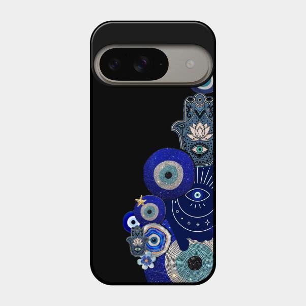 Mystic Evil Eye Glass Phone Case For Google Pixel 9 5G