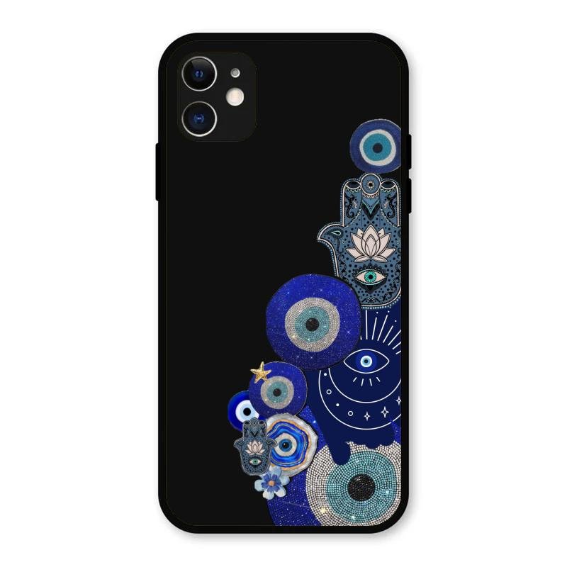 Mystic Evil Eye Glass Phone Case For iPhone 11