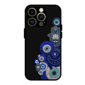 Mystic Evil Eye Glass Phone Case For iPhone 14 Pro