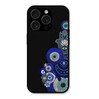 Mystic Evil Eye Glass Phone Case For iPhone 15 Pro Max