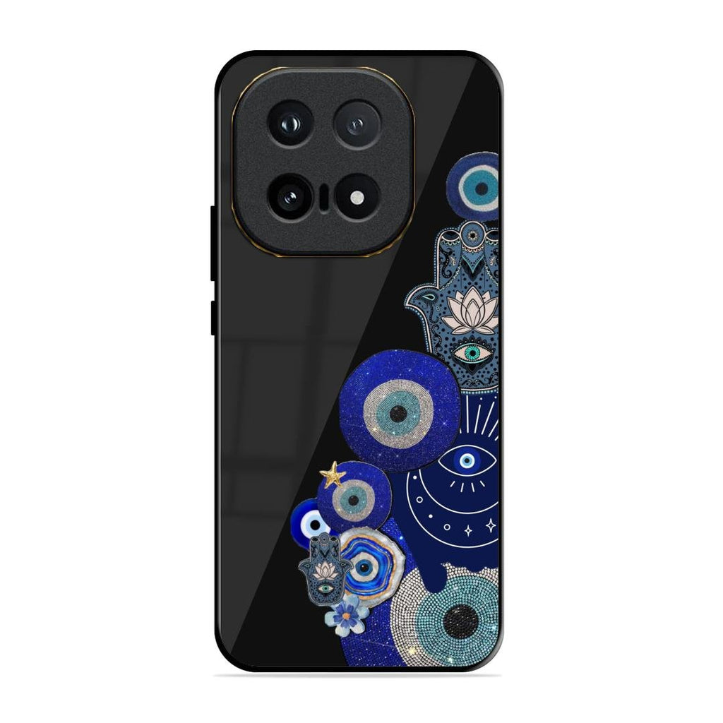 Mystic Evil Eye Glass Phone Case For iQOO 15 5G