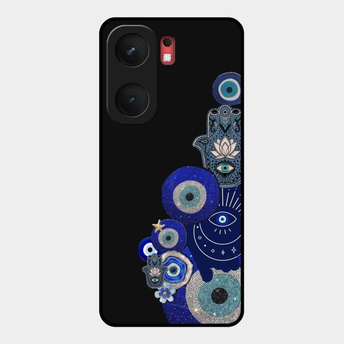 Mystic Evil Eye Glass Phone Case For Iqoo Neo 9 Pro 5G