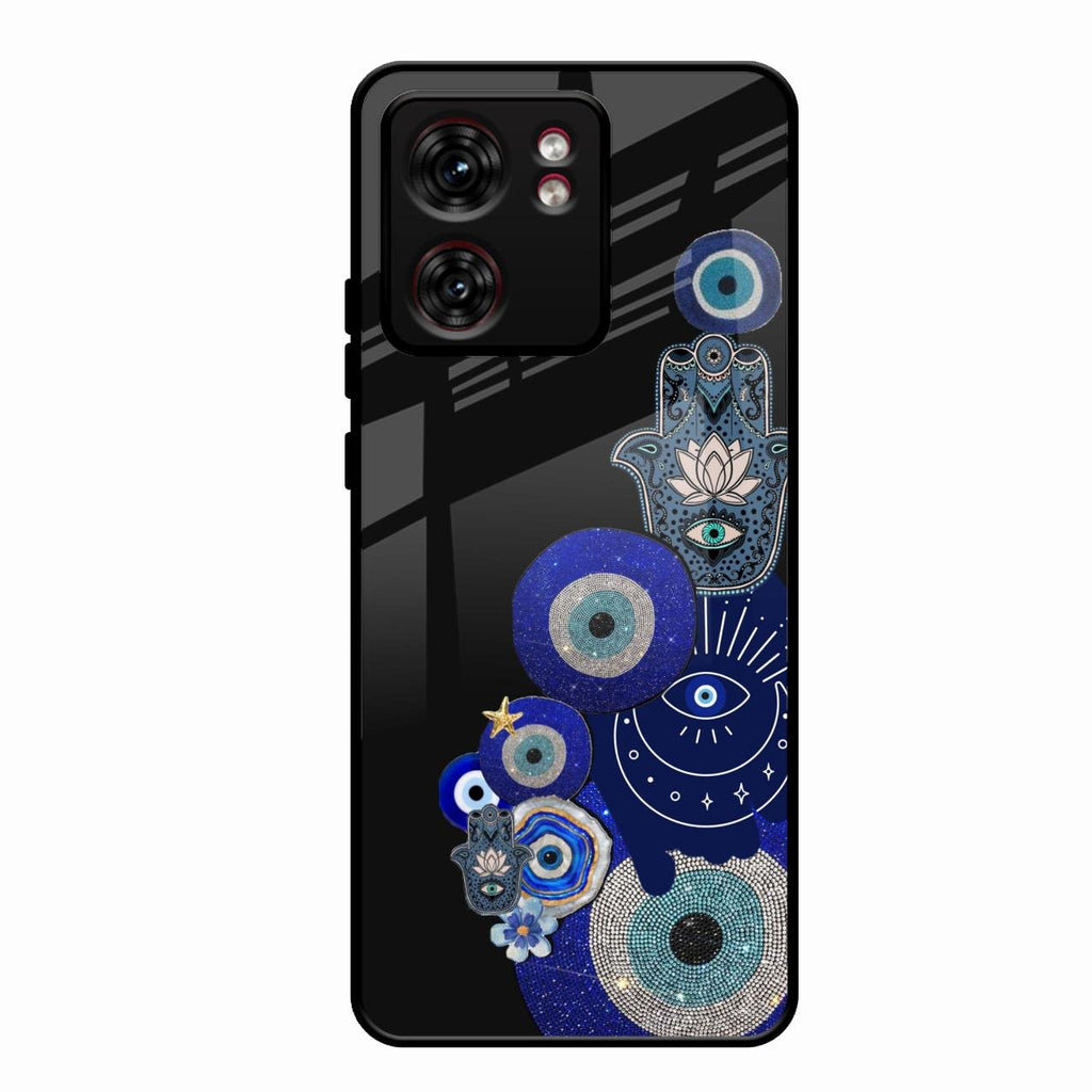 Mystic Evil Eye Glass Phone Case For Motorola Edge 40