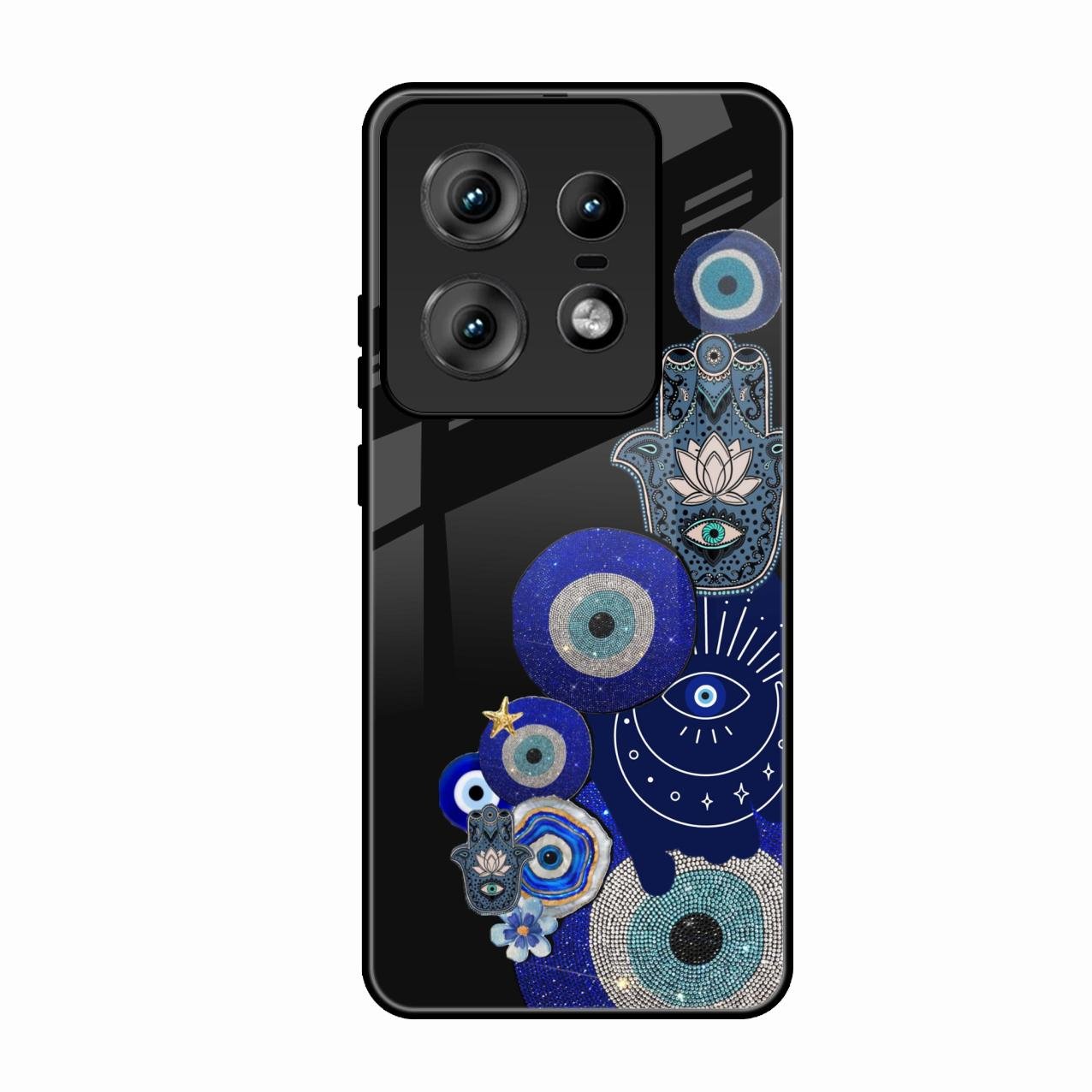 Mystic Evil Eye Glass Phone Case For Motorola Edge 50 Pro