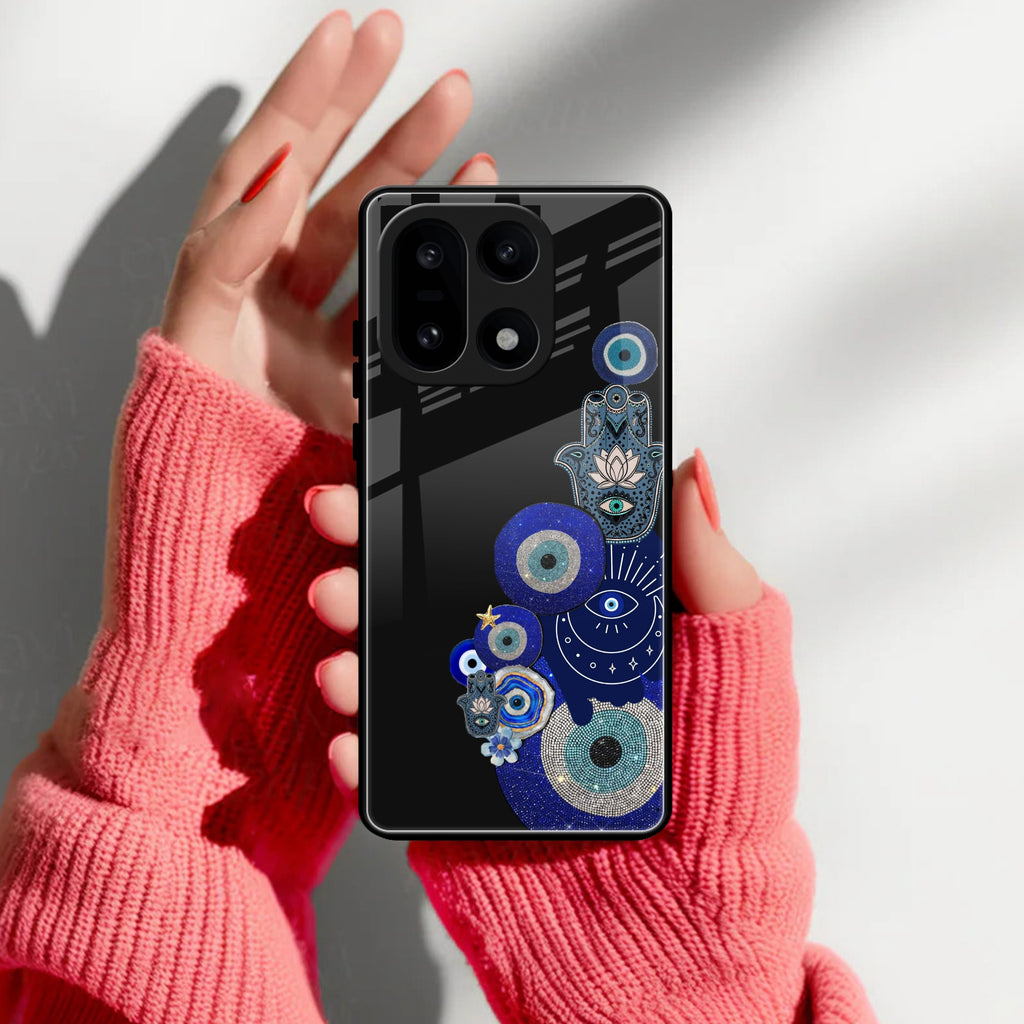 Mystic Evil Eye Glass Phone Case For OnePlus 15 5G
